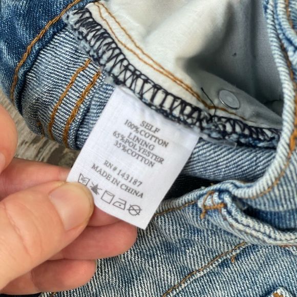 Dance & Marvel High Waist Shorts Cutoff Embroidery Sz S - Picture 4 of 12